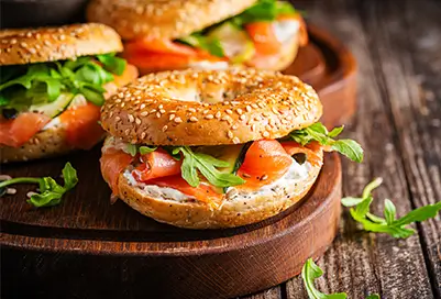 Bagel sandwich